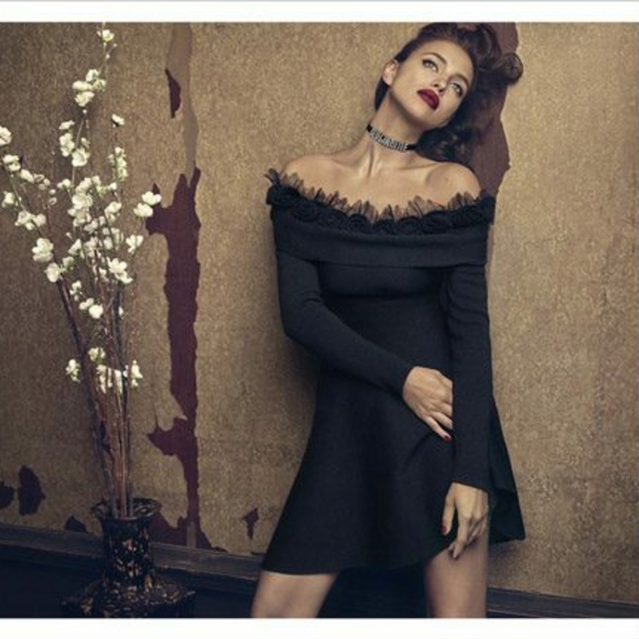 Blumarine Embroidered Polka Dot Lace Quarter Sleeves Cotton Fit Flare Dress 42 6 - Picture 12 of 12